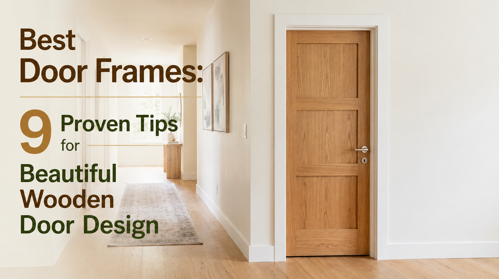 Best Door Frames for Beautiful Wooden Door Design